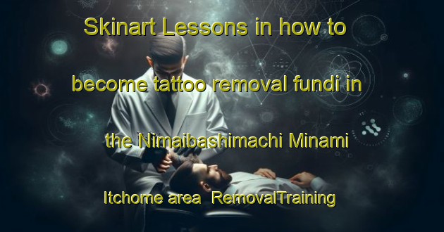 Skinart Lessons in how to become tattoo removal fundi in the Nimaibashimachi Minami Itchome area | RemovalTraining | RemovalClasses | SkinartTraining-Japan