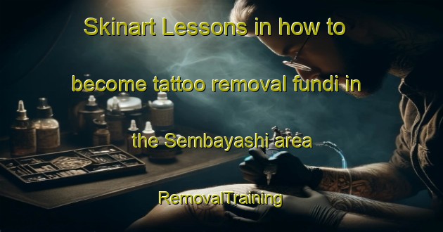 Skinart Lessons in how to become tattoo removal fundi in the Sembayashi area | RemovalTraining | RemovalClasses | SkinartTraining-Japan