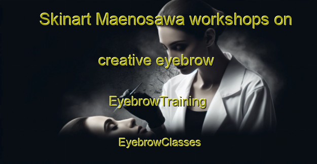 Skinart Maenosawa workshops on creative eyebrow | EyebrowTraining | EyebrowClasses | SkinartTraining-Japan