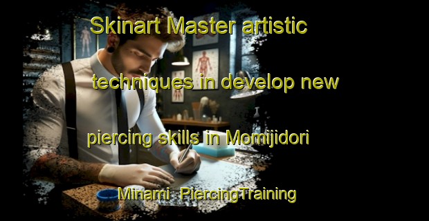 Skinart Master artistic techniques in develop new piercing skills in Momijidori Minami | PiercingTraining | PiercingClasses | SkinartTraining-Japan