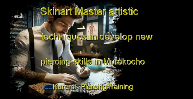 Skinart Master artistic techniques in develop new piercing skills in Murokocho Kuremi | PiercingTraining | PiercingClasses | SkinartTraining-Japan