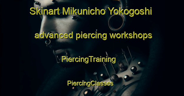 Skinart Mikunicho Yokogoshi advanced piercing workshops | PiercingTraining | PiercingClasses | SkinartTraining-Japan