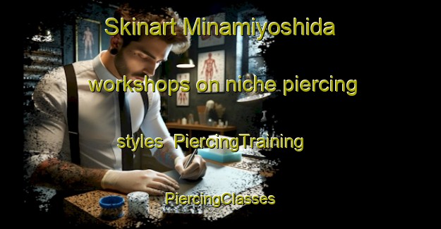 Skinart Minamiyoshida workshops on niche piercing styles | #PiercingTraining #PiercingClasses #SkinartTraining-Japan