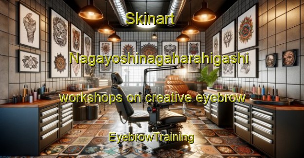 Skinart Nagayoshinagaharahigashi workshops on creative eyebrow | EyebrowTraining | EyebrowClasses | SkinartTraining-Japan