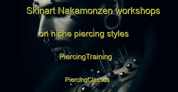 Skinart Nakamonzen workshops on niche piercing styles | PiercingTraining | PiercingClasses | SkinartTraining-Japan