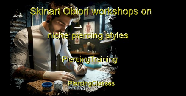Skinart Obiori workshops on niche piercing styles | PiercingTraining | PiercingClasses | SkinartTraining-Japan