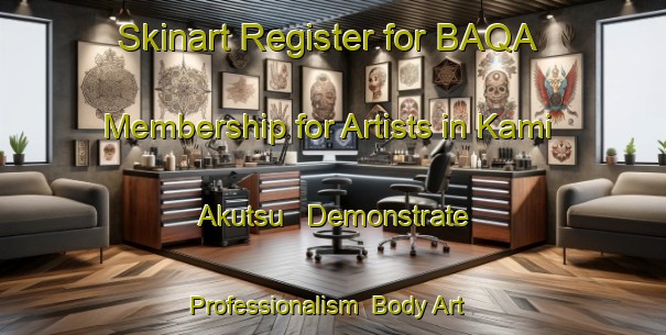 Skinart Register for BAQA Membership for Artists in Kami Akutsu - Demonstrate Professionalism | Body Art Qualification Authority | BAQA-Japan