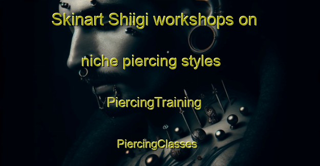 Skinart Shiigi workshops on niche piercing styles | PiercingTraining | PiercingClasses | SkinartTraining-Japan
