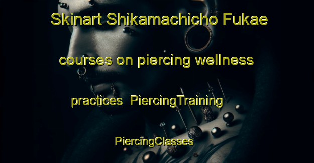 Skinart Shikamachicho Fukae courses on piercing wellness practices | PiercingTraining | PiercingClasses | SkinartTraining-Japan