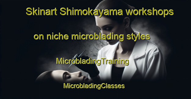 Skinart Shimokayama workshops on niche microblading styles | MicrobladingTraining | MicrobladingClasses | SkinartTraining-Japan