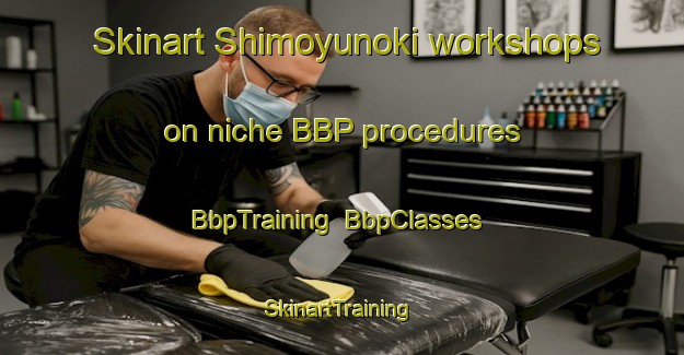 Skinart Shimoyunoki workshops on niche BBP procedures | BbpTraining | BbpClasses | SkinartTraining-Japan