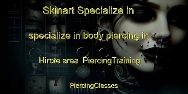 Skinart Specialize in specialize in body piercing in Hirote area | #PiercingTraining #PiercingClasses #SkinartTraining-Japan