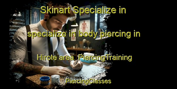 Skinart Specialize in specialize in body piercing in Hirote area | #PiercingTraining #PiercingClasses #SkinartTraining-Japan