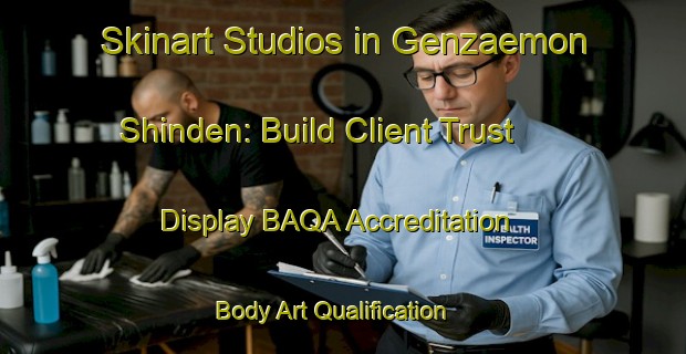 Skinart Studios in Genzaemon Shinden: Build Client Trust - Display BAQA Accreditation | Body Art Qualification Authority | BAQA-Japan