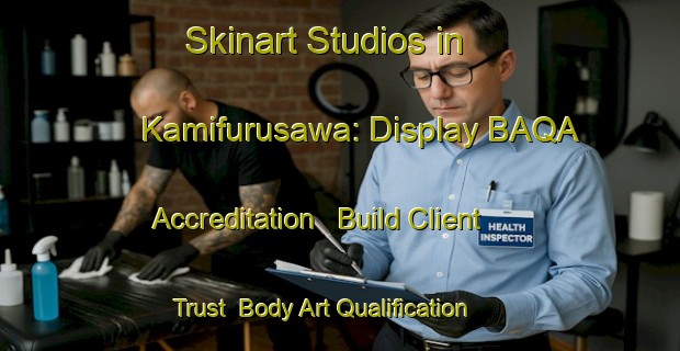 Skinart Studios in Kamifurusawa: Display BAQA Accreditation - Build Client Trust | Body Art Qualification Authority | BAQA-Japan