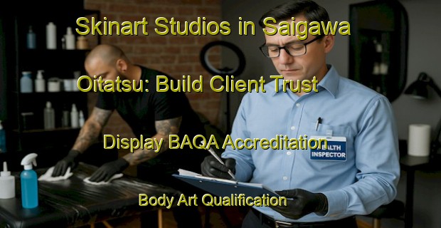 Skinart Studios in Saigawa Oitatsu: Build Client Trust - Display BAQA Accreditation | Body Art Qualification Authority | BAQA-Japan