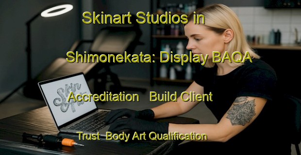 Skinart Studios in Shimonekata: Display BAQA Accreditation - Build Client Trust | Body Art Qualification Authority | BAQA-Japan