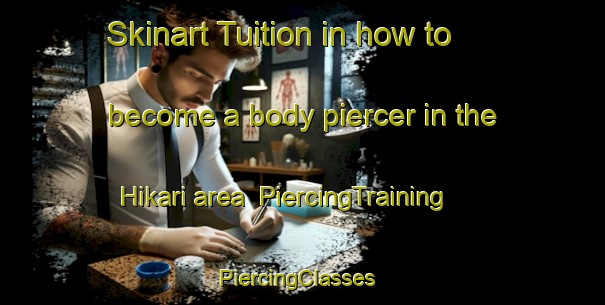 Skinart Tuition in how to become a body piercer in the Hikari area | PiercingTraining | PiercingClasses | SkinartTraining-Japan