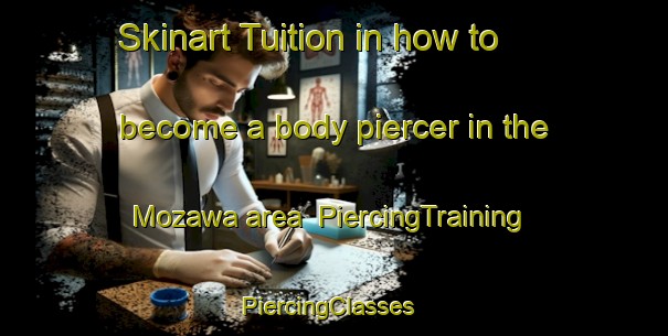 Skinart Tuition in how to become a body piercer in the Mozawa area | PiercingTraining | PiercingClasses | SkinartTraining-Japan