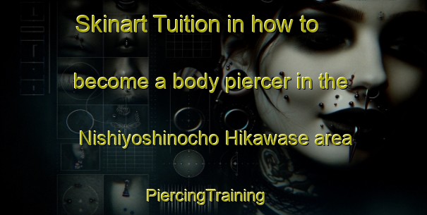 Skinart Tuition in how to become a body piercer in the Nishiyoshinocho Hikawase area | PiercingTraining | PiercingClasses | SkinartTraining-Japan