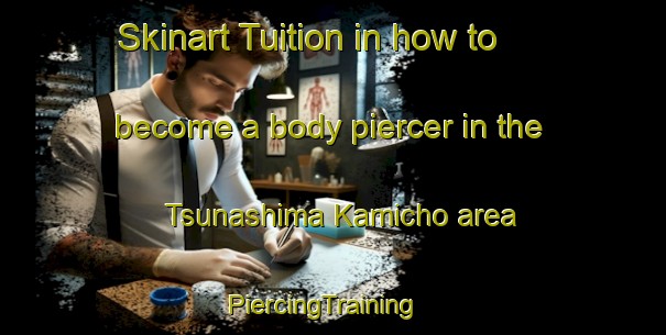 Skinart Tuition in how to become a body piercer in the Tsunashima Kamicho area | PiercingTraining | PiercingClasses | SkinartTraining-Japan