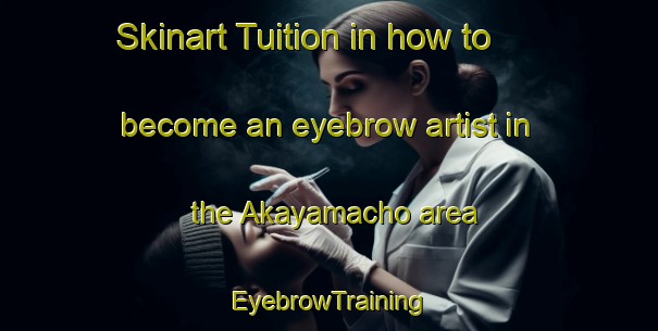 Skinart Tuition in how to become an eyebrow artist in the Akayamacho area | EyebrowTraining | EyebrowClasses | SkinartTraining-Japan
