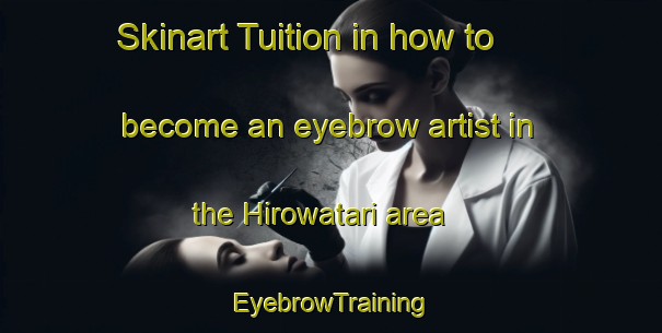 Skinart Tuition in how to become an eyebrow artist in the Hirowatari area | EyebrowTraining | EyebrowClasses | SkinartTraining-Japan