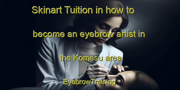 Skinart Tuition in how to become an eyebrow artist in the Komesu area | EyebrowTraining | EyebrowClasses | SkinartTraining-Japan