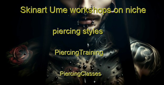 Skinart Ume workshops on niche piercing styles | PiercingTraining | PiercingClasses | SkinartTraining-Japan