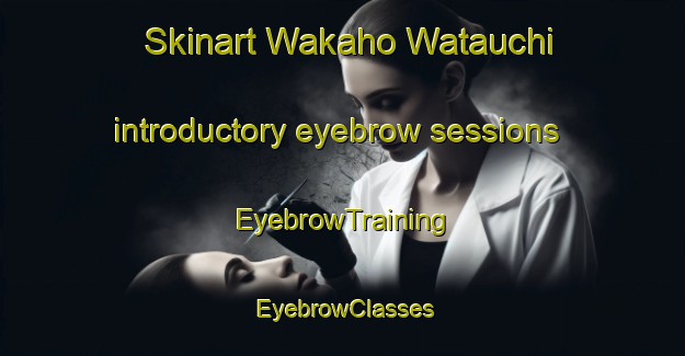 Skinart Wakaho Watauchi introductory eyebrow sessions | EyebrowTraining | EyebrowClasses | SkinartTraining-Japan