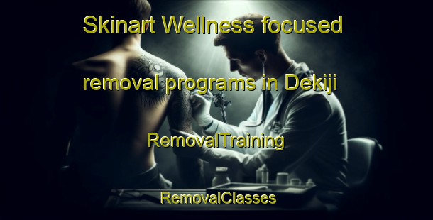 Skinart Wellness-focused removal programs in Dekiji | RemovalTraining | RemovalClasses | SkinartTraining-Japan