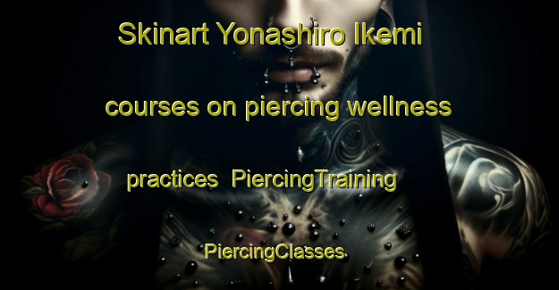 Skinart Yonashiro Ikemi courses on piercing wellness practices | PiercingTraining | PiercingClasses | SkinartTraining-Japan
